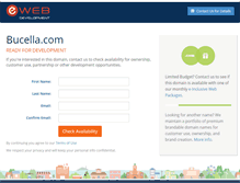 Tablet Screenshot of bucella.com